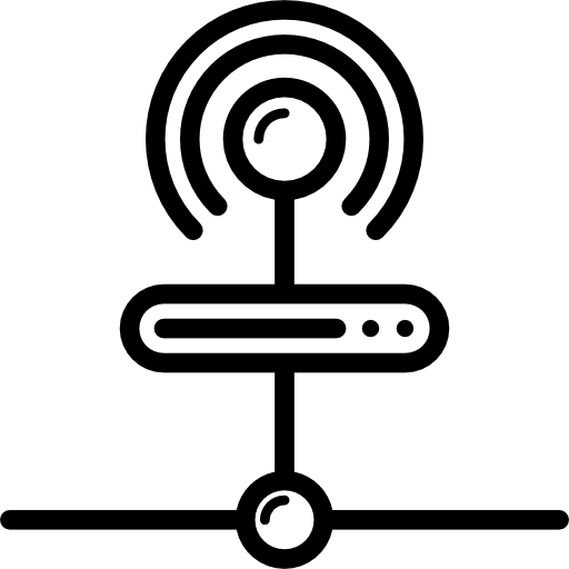 Router Connected to the Network